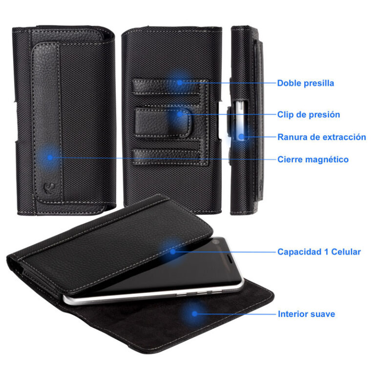 Funda Cinturon de tela con clip para celular - Image 13